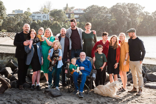 Extended Family Shoot - Auckland Northshore Beach.