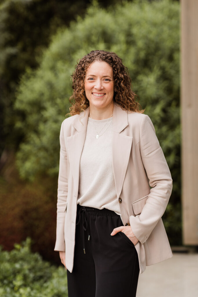 Professional portrait of a Martin & Parker Law lawyer captured during a brand shoot at a Silverdale café.