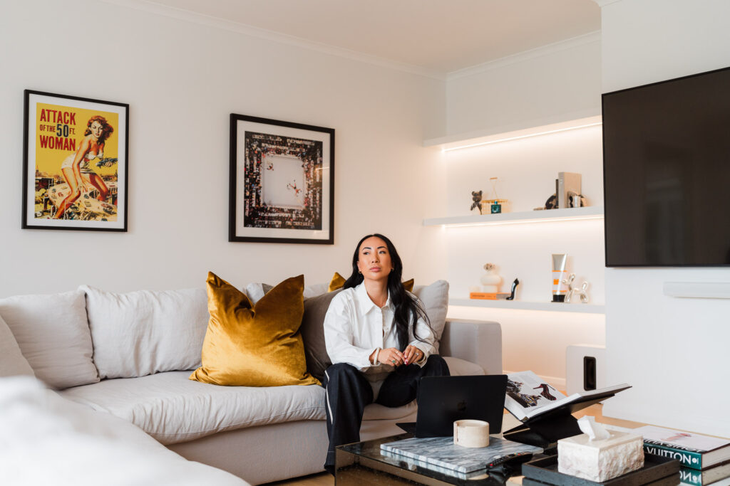 Wonderferris corporate photography capturing authentic moments with the Girls in Business founder, Iyia.